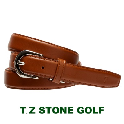 [ITALY SERIES][티지스톤]T.Z STONE-TZ1D501LB GOLF클래식 프리미엄 이태리카프라이트브라운 여자 골프벨트(사이즈:20~38인치 / 벨트 폭:2.5cm)