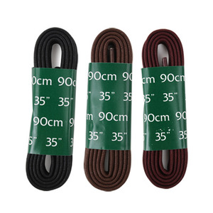 [7244] BROAD ROUND WAXED SHOE LACE/구두끈(플랫타입) 90cm